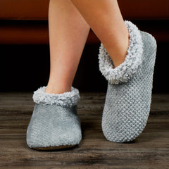 Plush Lined Slip-On Indoor Slippers