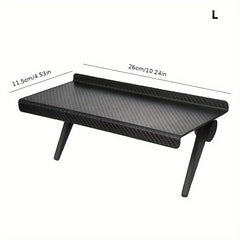 Adjustable Monitor TV Screen Shelf No Punching Storage Rack