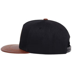 Embroidered Men's Hip Hop Flat Brim Baseball Cap