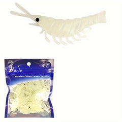 50pcs Bionic Mini Shrimp Soft Lure Perch Bass Fishing Tackle