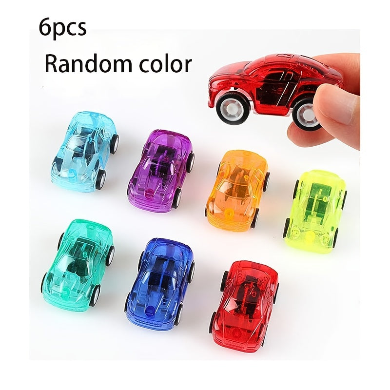 Pull Back Race Car Toy Set for Kids, 10 Pack Mini Cars Party Favors