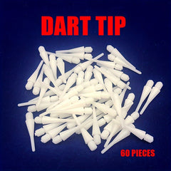 60pcs 2BA Pom Plastic Dart Tip Soft Dart Tips Replacement