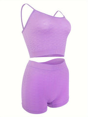 Solid Textured Bra & Panties Set Full Coverage Lingerie Women Underwear