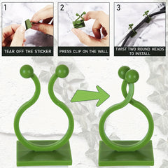 Plant Climbing Wall Adhesive Fasteners Vine Buckle Hooks