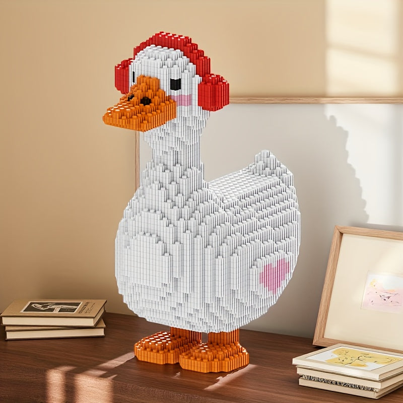 Music Goose Headphone Duck Building Block Set - Animal Series Party Game O