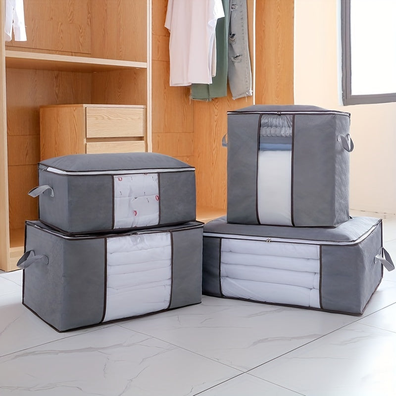 Large Non-Woven Quilt Storage Bag with Clear Window