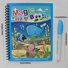 Reusable Watercolor Magic Book for Kids Ages 3+