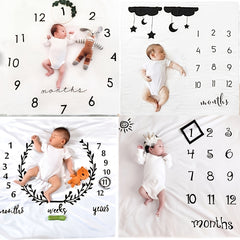 Baby 1 Month Anniversary Photo Backdrop
