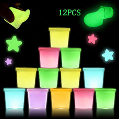 Glow in the Dark Slime Clay Dough Birthday Party Favors