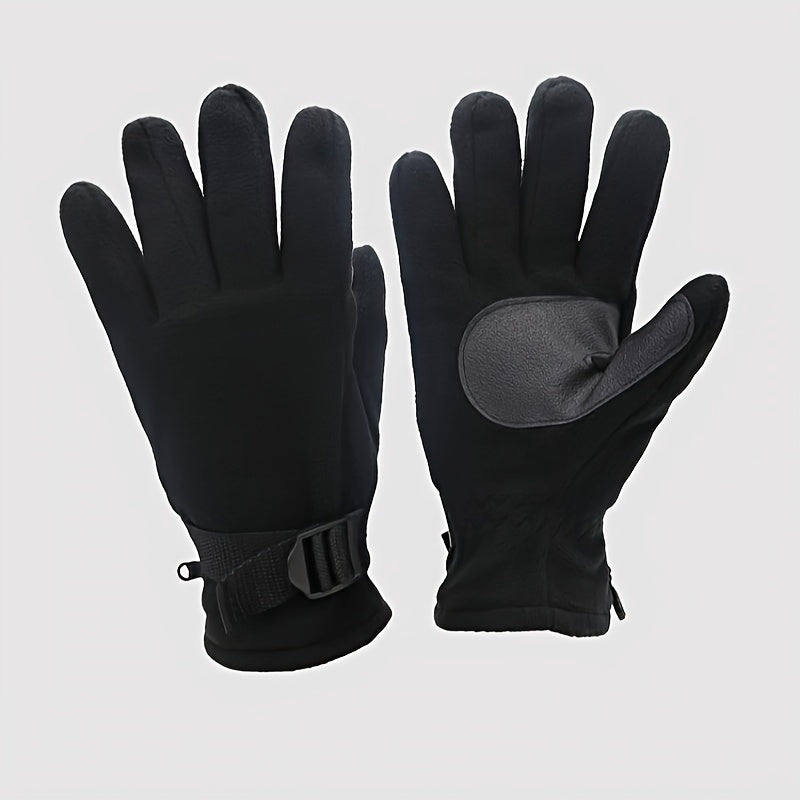 Outdoor Riding Warm Ski Gloves Windproof Cold Thickened Sports Gloves