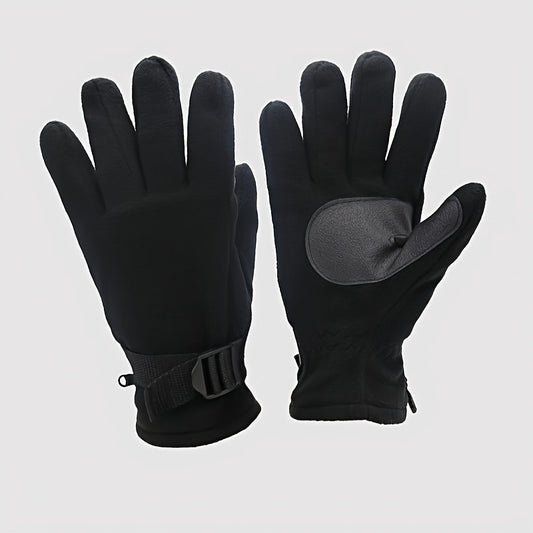 Outdoor Riding Warm Ski Gloves Windproof Cold Thickened Sports Gloves