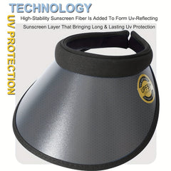 Sun Visor Cap UV UPF 50 Sun Hat Outdoor Travel Beach Hats