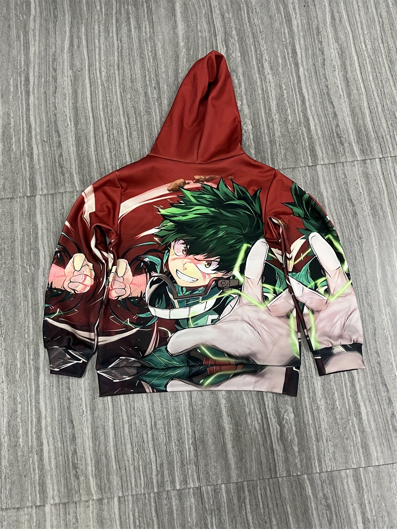 Boy's Anime Graphic Hoodie 3D Print Hooded Sweatshirt