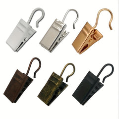 30pcs Heavy Duty Metal Curtain Hangers Clips for Home Decoration