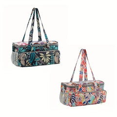 Craft Box Bag Yarn Storage Portable Bag with Pockets