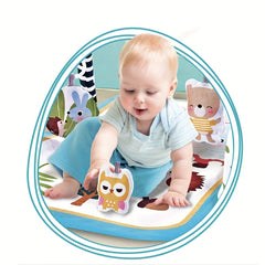 Cartoon Baby Gym Play Mat for Newborns & Toddlers