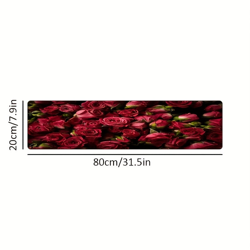 12pcs Non Slip Rose Stair Treads Indoor Carpet Runner Mats