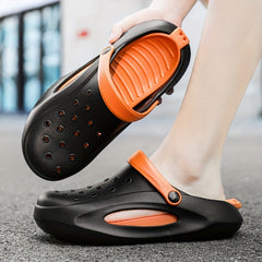 Men's Clogs Removable Footbed Closed Toe Sandals Soft Sole Walking Shoes