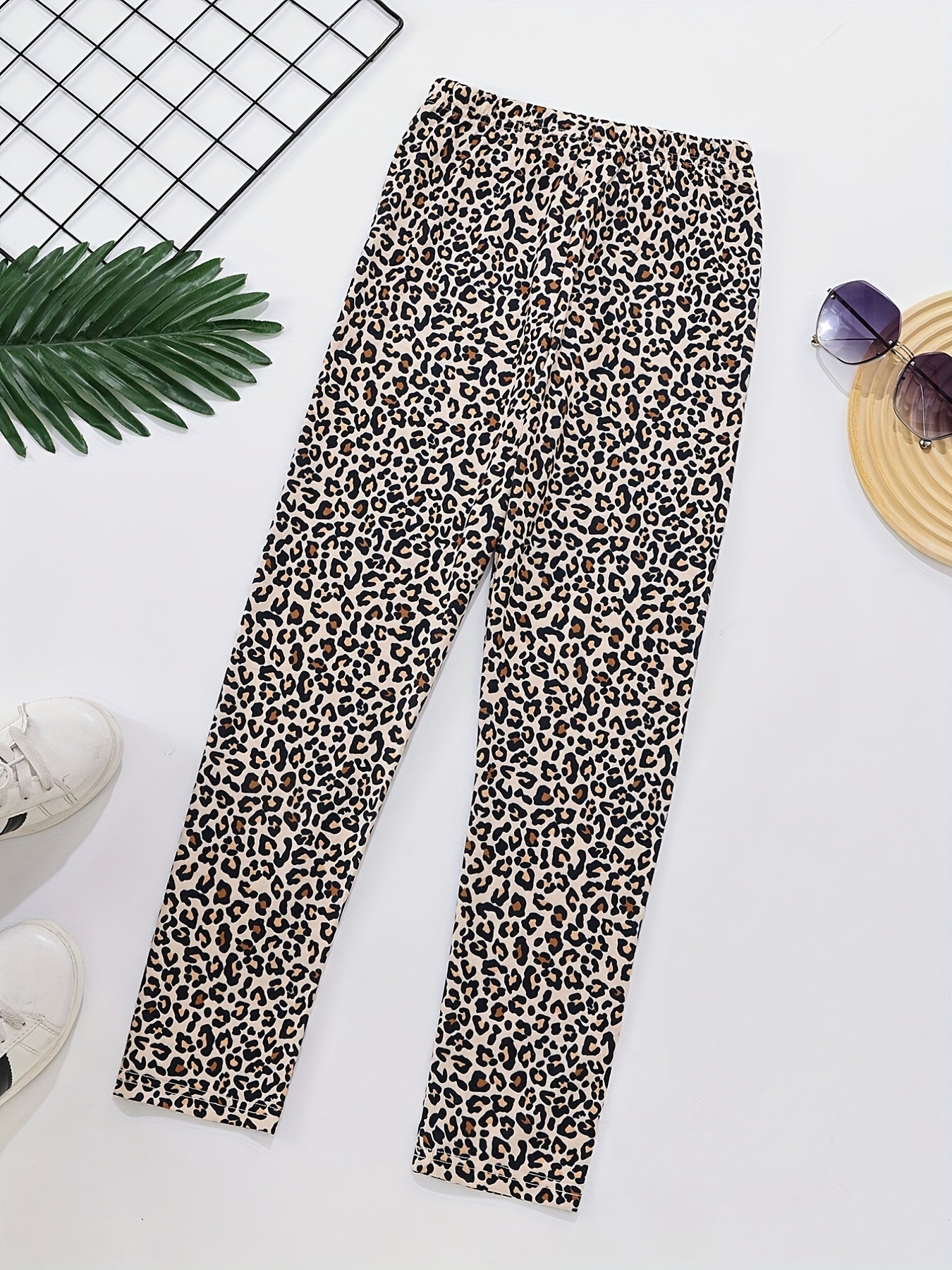 Animal Print Leggings for Girls Stretchy Yoga Pants