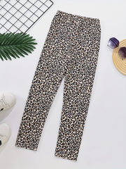 Animal Print Leggings for Girls Stretchy Yoga Pants