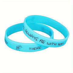 3pcs Glow In Dark Silicone Bracelet Always With You Luminous Couple Wrist Band