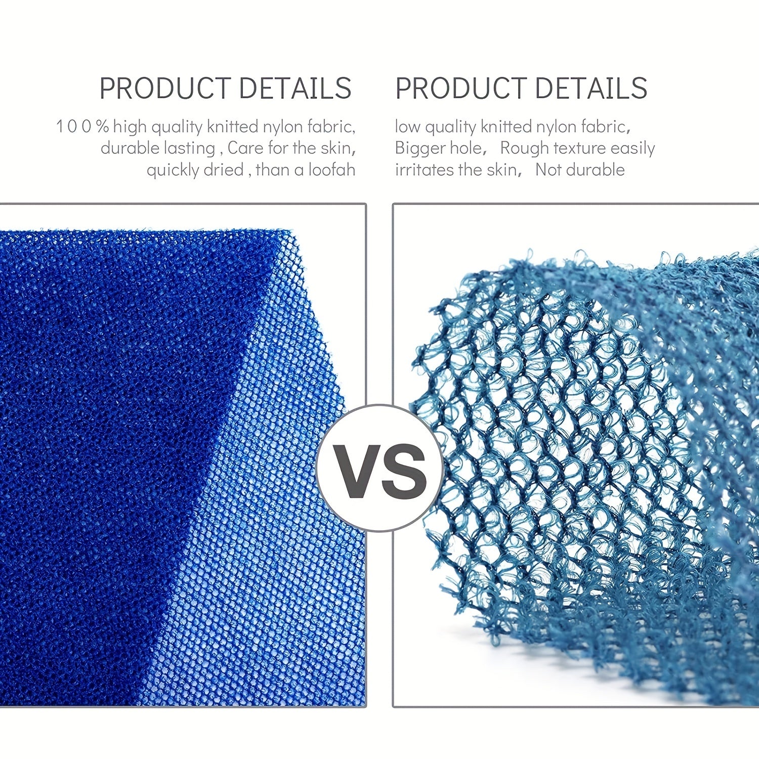 3 Pcs African Net Shower Sponge Exfoliate