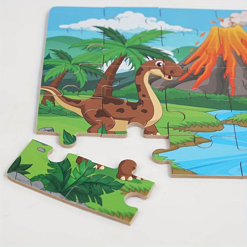 Dinosaur Puzzle for Kids - Educational Brain Teaser Game