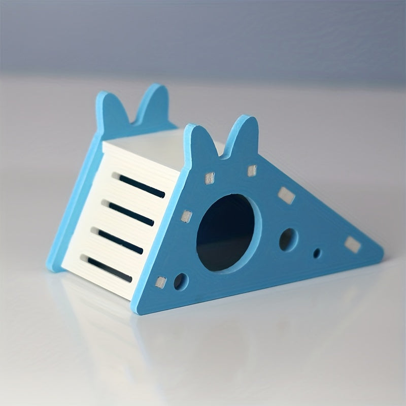 Wooden Bird Slide Toy House for Small Pets
