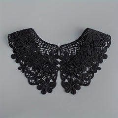 1pair Beige Lace Collar Clothing Accessories