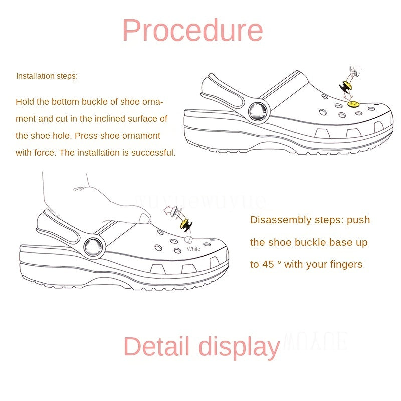 13pcs Animal Shoe Charm Set - Girls Gift