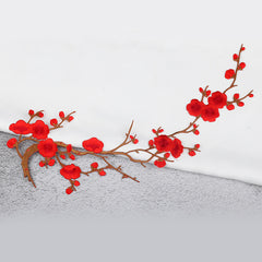 Flower Embroidery Cloth Sticker Cheongsam Skirt Decoration Patch