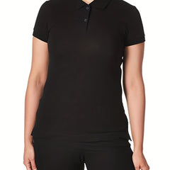 Women's Slapel Golf Sports Outdoor Short Sleeved POLO Shirt