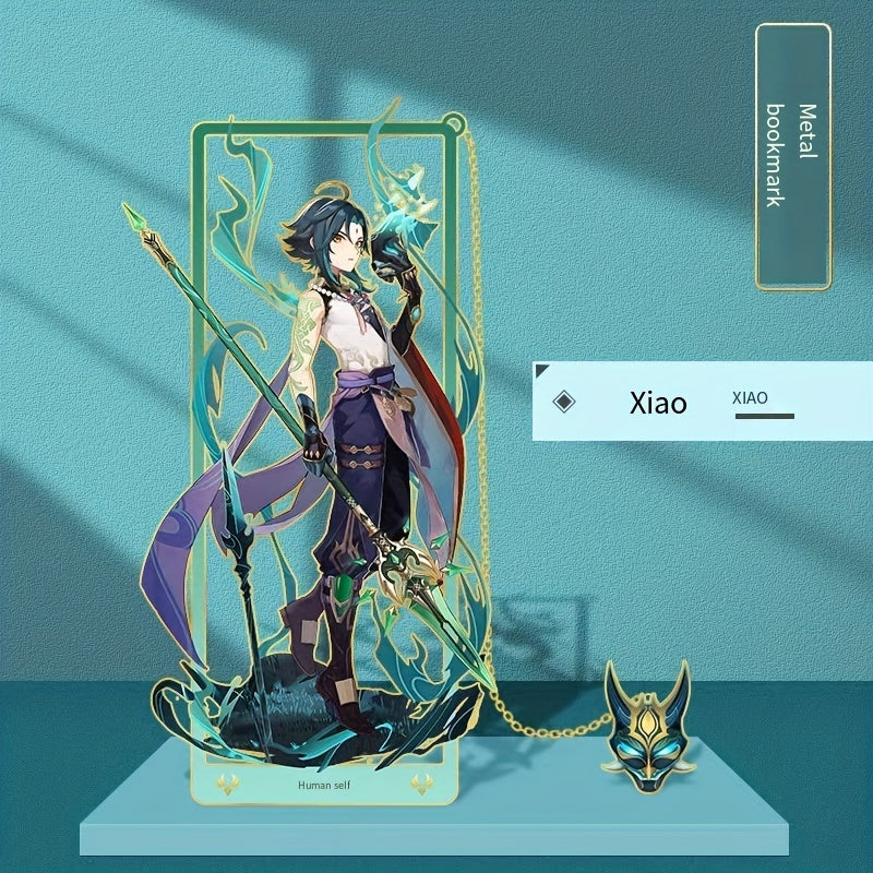 Anime Metal Bookmark Stand 3D Collectible Figurine Novelty