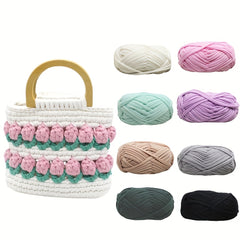 Crochet Yarn for Handmade Bags, Mats, and Carpets - 100g, 33m