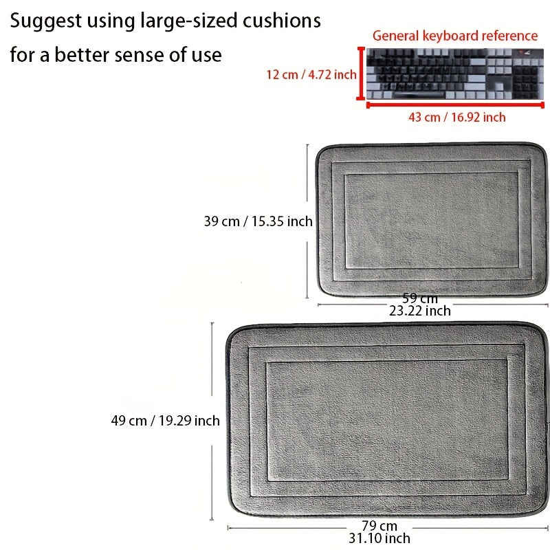 Non Slip Memory Foam Bath Rug Quick Dry Soft Comfortable Bathing