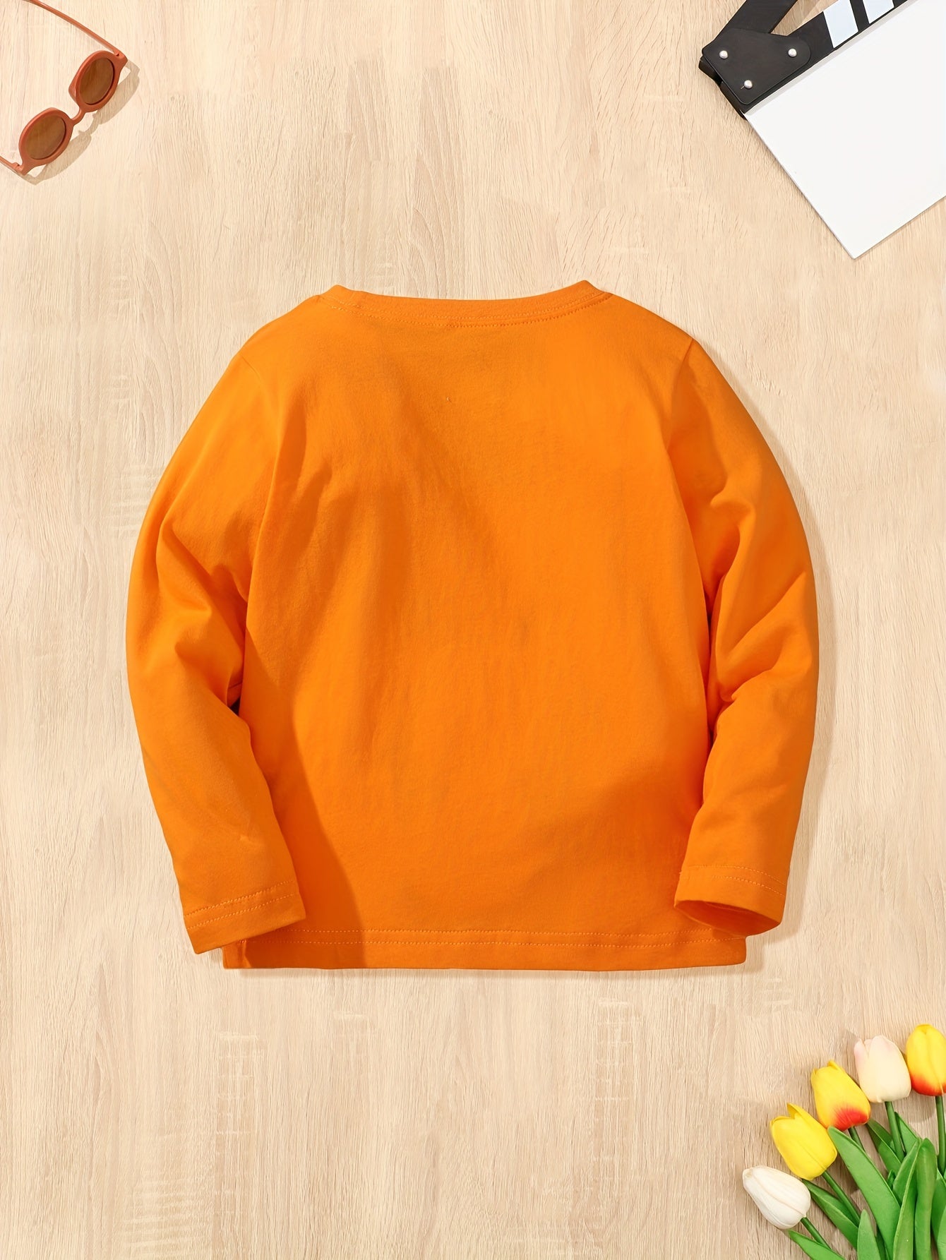 Boys Dinosaur Pattern Cotton Long Sleeve T Shirt for Autumn/Winter