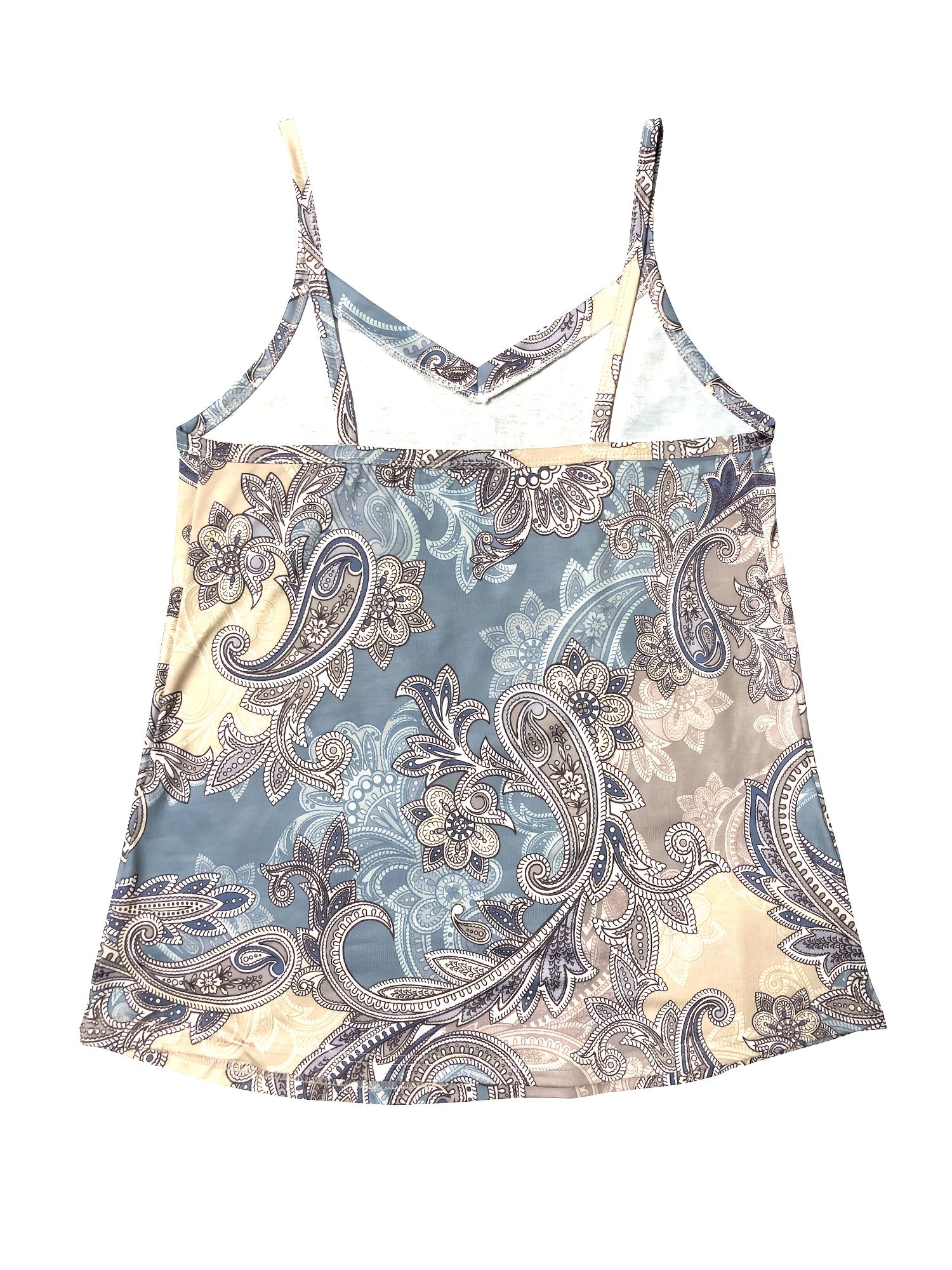 Floral Print Cami Top V Neck Summer Sleeveless Top