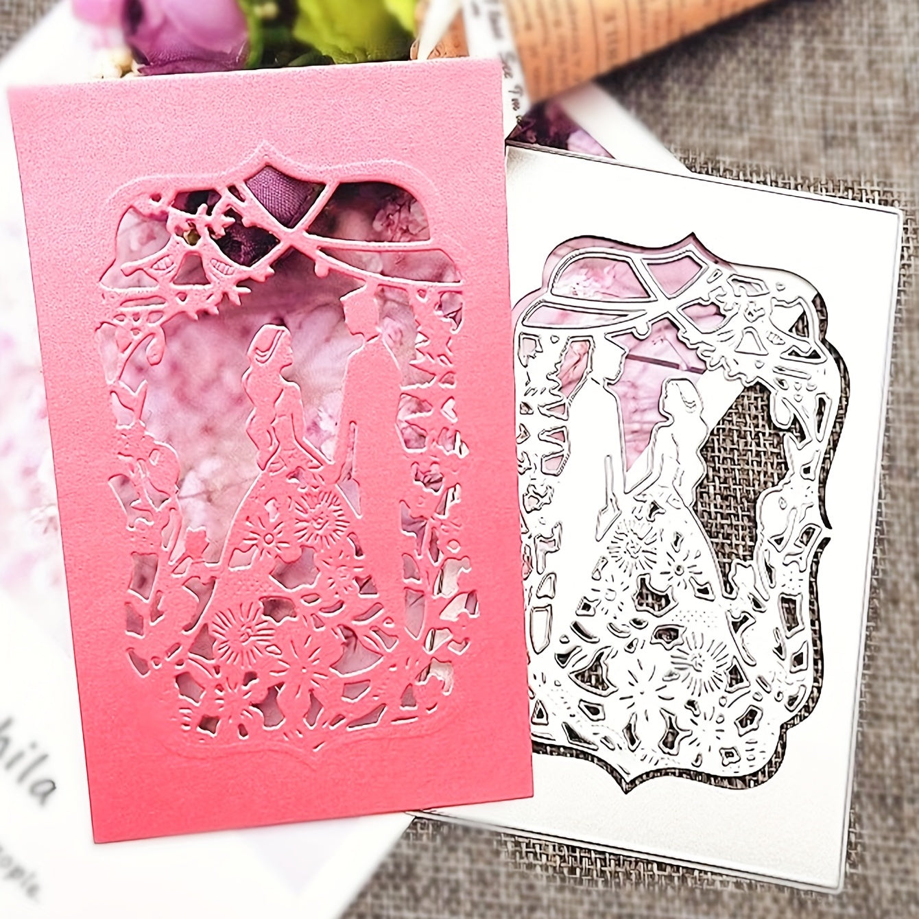 Couple Pattern Die Cuts for Card Making Scrapbook DIY Craft Paper Album