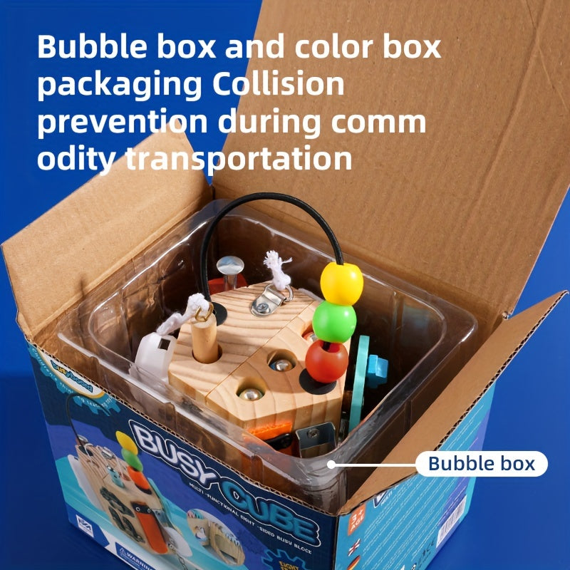 14-in-1 Activity Cube Set for Toddlers Learning Toys Montessori Brain Toys