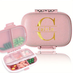 Initial Pill Organizer Moisture Proof Vitamin & Medicine Storage Box