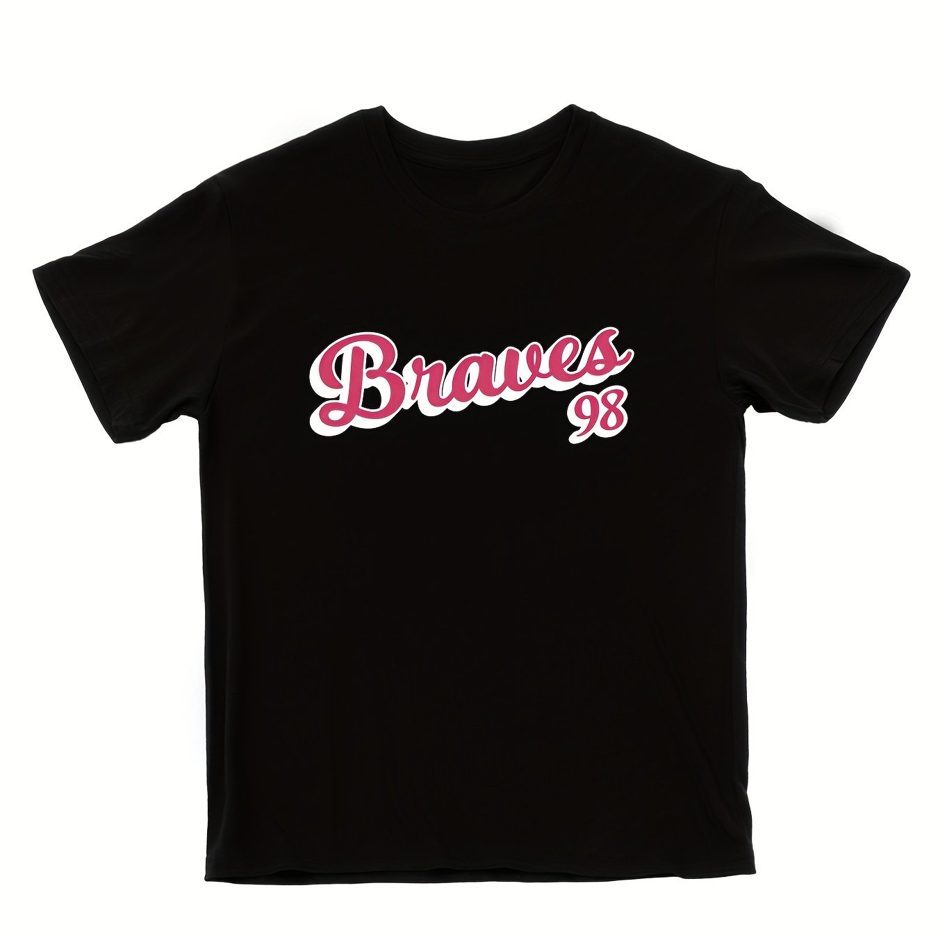 Braves 248 Pattern Men's T-shirt Graphic Tee Men's Summer Clothes