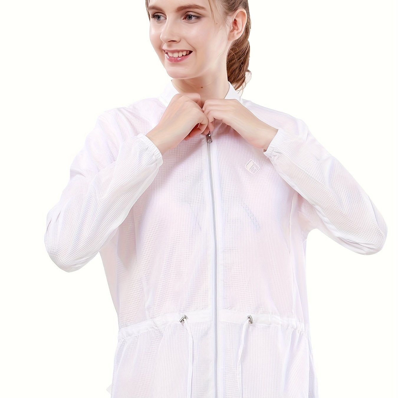 Women's Sun Protection Hoodie with Elastic Cuffs