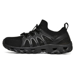 Women's Outdoor Hiking Sneakers Lace Up Flat Sports Shoes