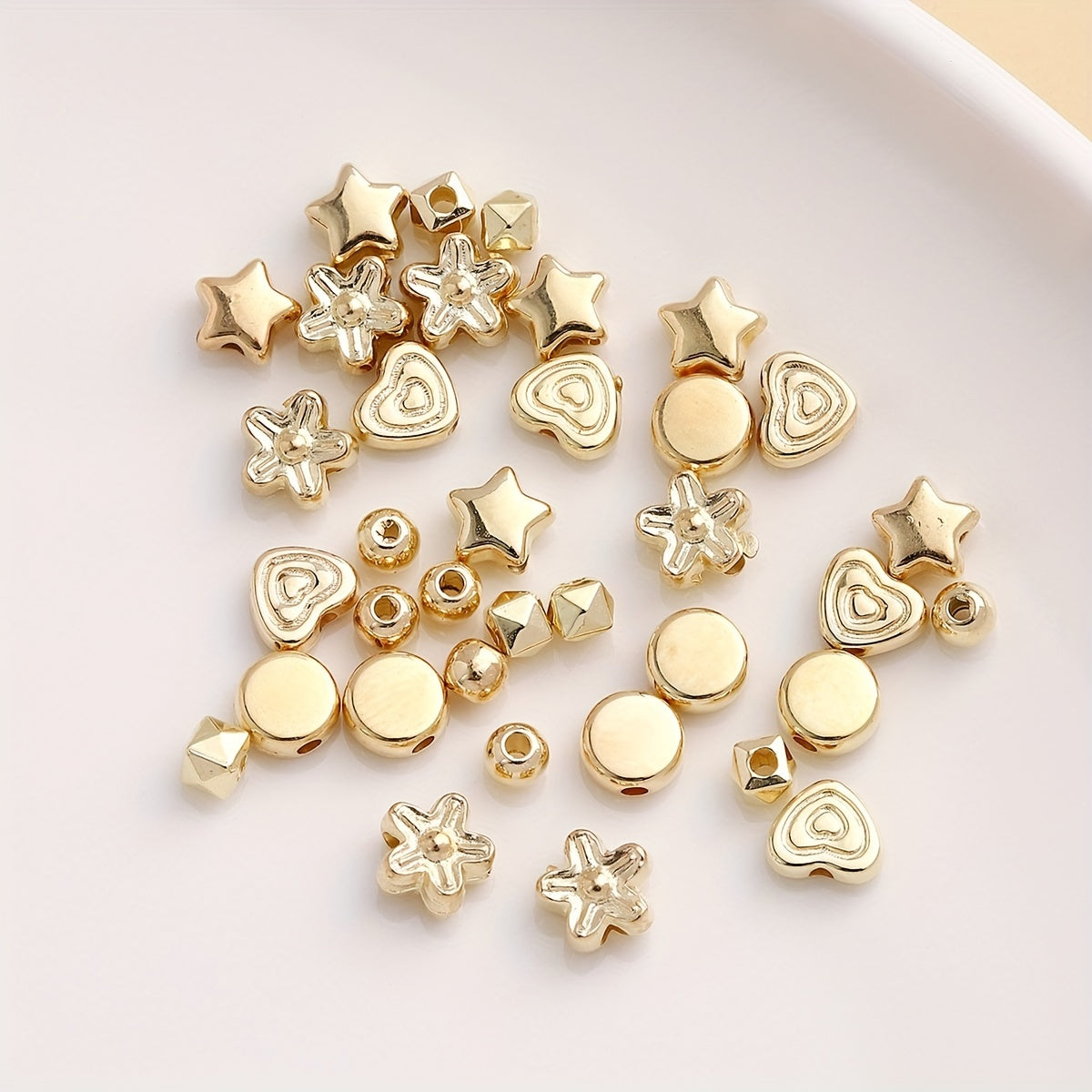 1200pcs Small Hole Beads Face cut Beads CCB Set DIY Making Jewelry Bags
