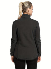 Women's Lightweight Polar Fleece Pullover Jacket Zip Top