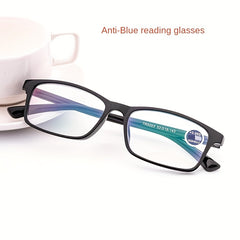 TR90 Ultra Light Reader Glasses Men Anti Light Casual Glasses Portable Unisex
