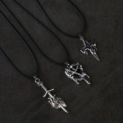 3pcs Gothic Style Halloween Necklaces Set