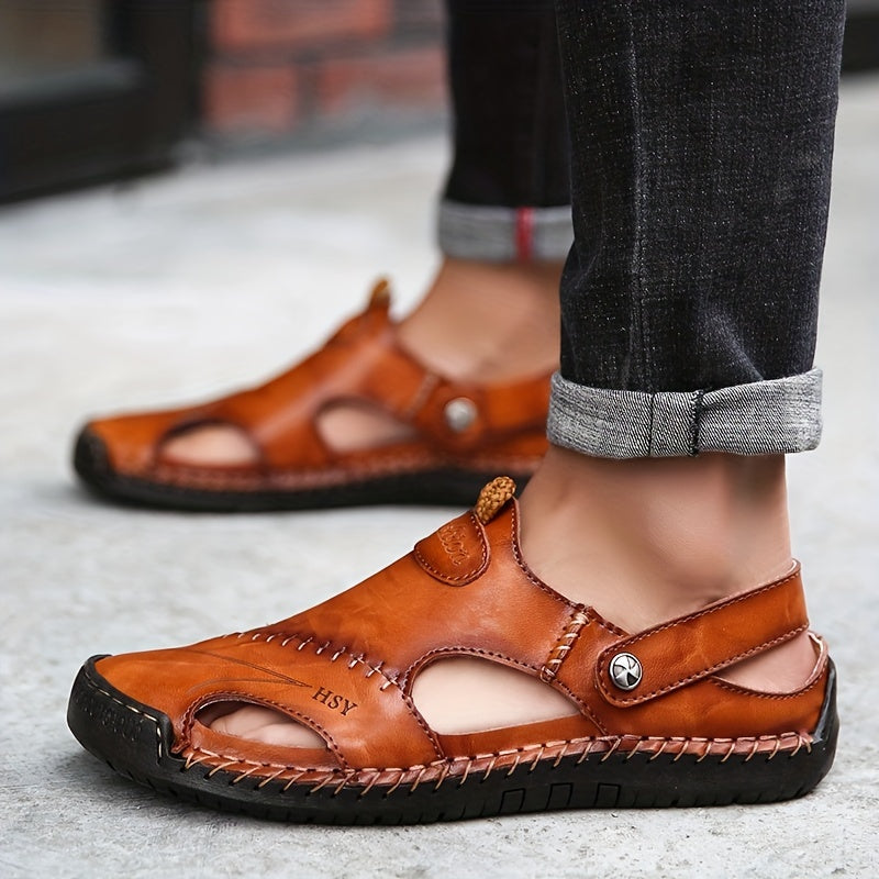 Men's Durable Non Slip Sandals Quick Dry Comfy Slides Beach Shoes