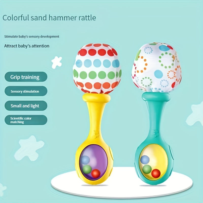 Sha Chui Newborn Baby Hearing Grip Training Bell Toy