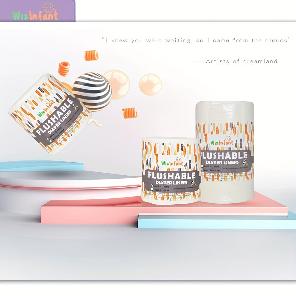 Biodegradable & Flushable Nappy Liners by WizInfant